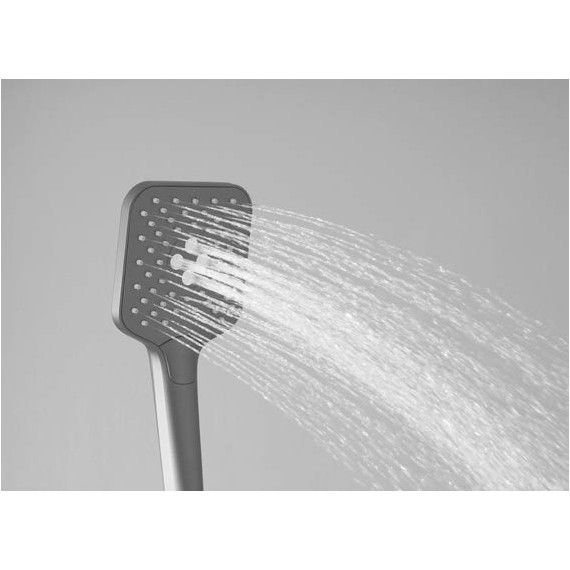 Душевая стойка с термостатом Vincea Next VSFS-1N0TMB, черный матовый - фото 8