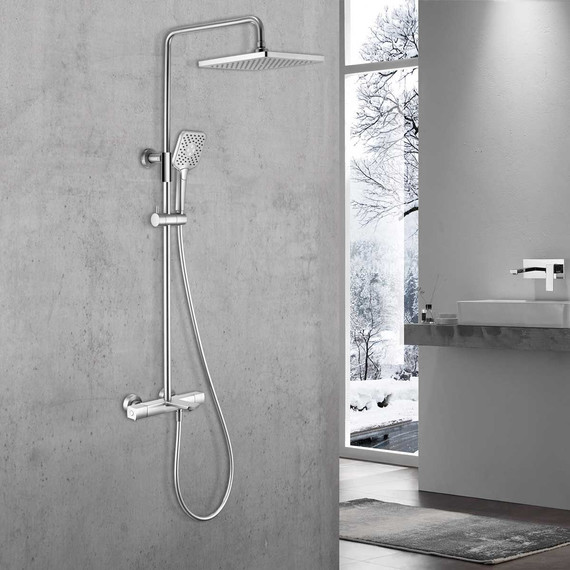 Душевая стойка с термостатом Vincea Next VSFS-1N1TCH - фото 2