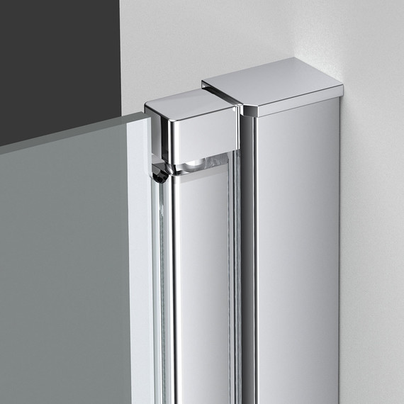 Душевая дверь Vincea Alpha 65 см VDP-3AL650MT, хром/текстурное - фото 4