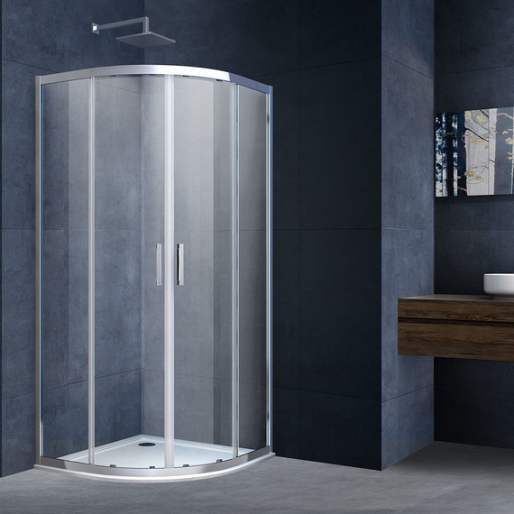 Душевое ограждение Vincea Alpha 80x80 см VSQ-3AL800CL, хром/прозрачное - фото 