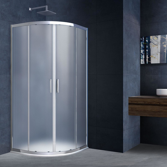 Душевое ограждение Vincea Alpha 90x90 см VSQ-3AL900MT, хром/текстурное - фото 