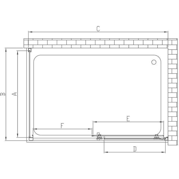 Душевое ограждение Vincea Alpha 150x90 см VSR-3AL9015MT, хром/текстурное - фото 8