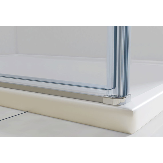 Душевое ограждение Vincea Extra 90-100x90 см VSR-1E901090CL (стекло 8 мм), хром/прозрачное - фото 3