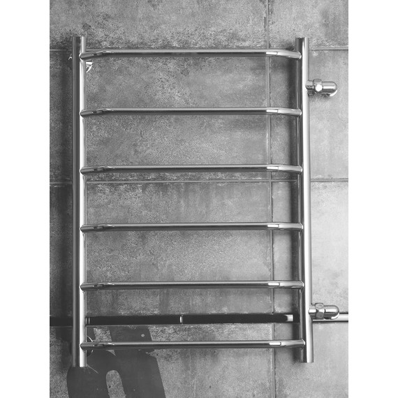 Полотенцесушитель водяной Тругор Браво ПМ1 с боковым подводом П6 500х800 мм 00-00017122 - фото 3