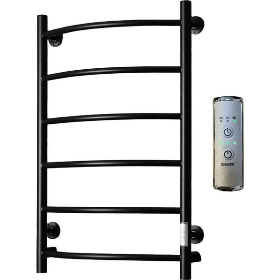 Полотенцесушитель электрический Тругор Пэк сп 5 ВГП 500х800 мм, чёрный (возможность скрытого подключения) 00-00035956 - фото 2