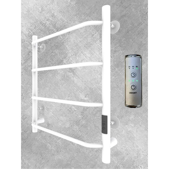 Полотенцесушитель электрический Тругор Пэк сп 6 ВГП П4 500х600 мм, белый (возможность скрытого подключения) 00-00036149 - фото 2