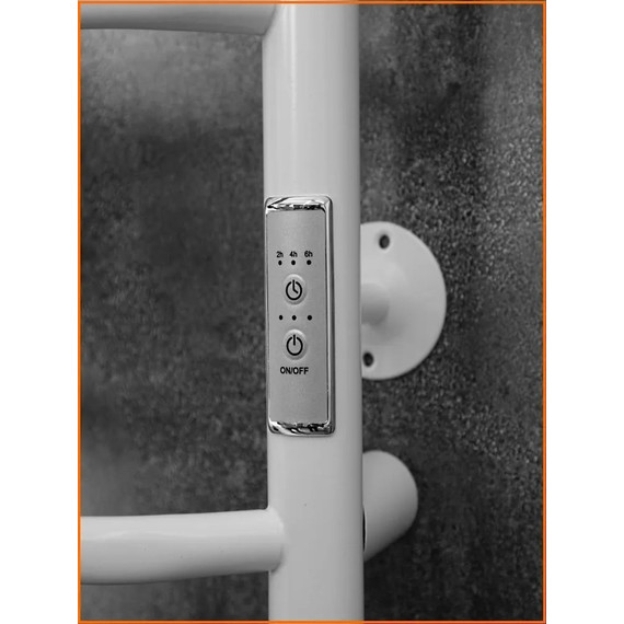 Полотенцесушитель электрический Тругор Пэк сп 6 ВГП П4 500х600 мм, белый (возможность скрытого подключения) 00-00036149 - фото 5