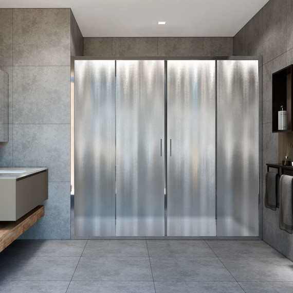 Душевая дверь Vincea Garda 180 см VDS-1G2180CH, хром/шиншилла - фото 