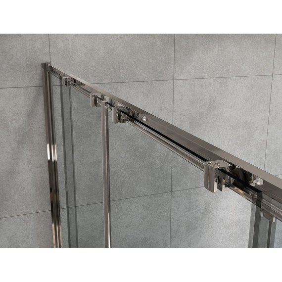 Душевое ограждение Vincea Garda 180x80 см VSR-1G28018CL, хром/прозрачное - фото 2