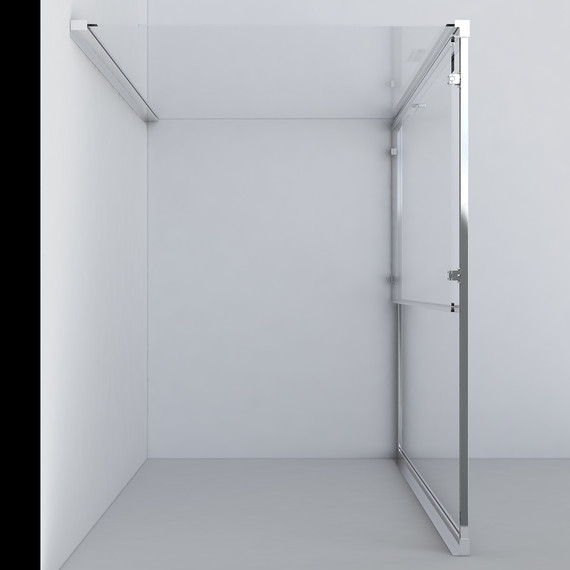 Душевое ограждение Vincea Garda 150x80 см VSR-1G8015CH, хром/шиншилла - фото 4