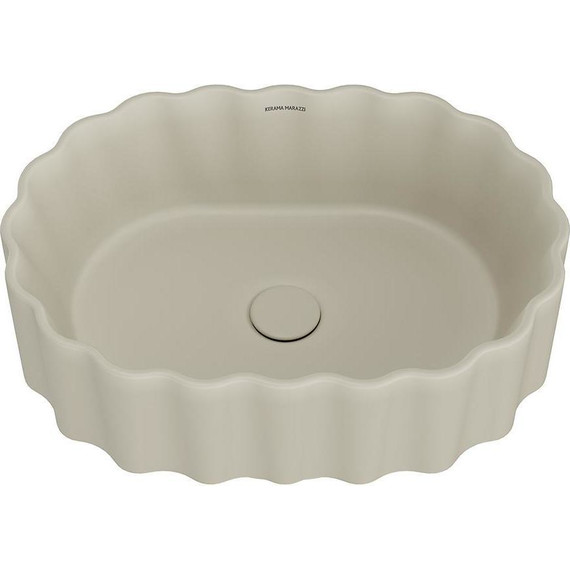 Раковина-чаша Kerama Marazzi Conchiglia 50 см CC.wb.50\SAN, песочный матовый - фото 