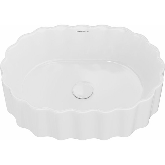 Раковина-чаша Kerama Marazzi Conchiglia 50 см CC.wb.50\WHT - фото 