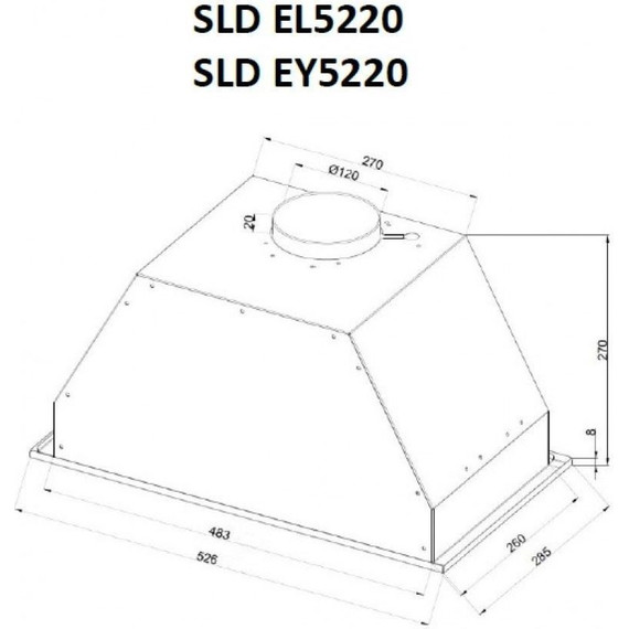 Вытяжка Schaub Lorenz SLD EY5220 (белое стекло) - фото 10
