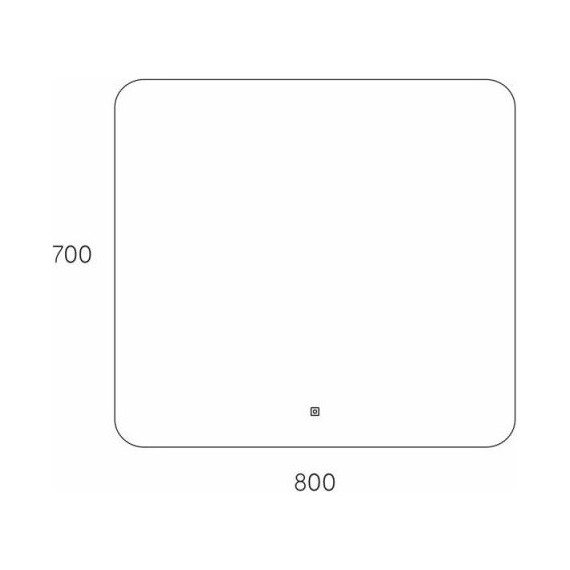 Зеркало Taliente Zled 80 см TA-Zled-B8070 - фото 4