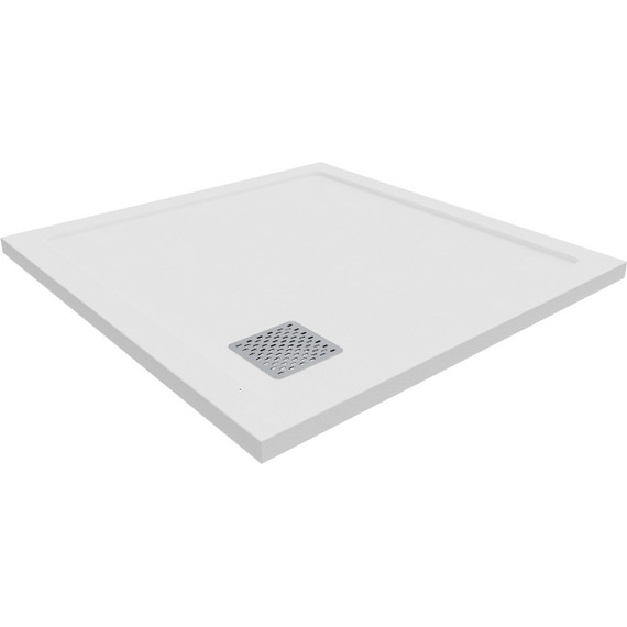 Поддон каменный Taliente 90x90 см PTA-ST-90W, белый матовый - фото 