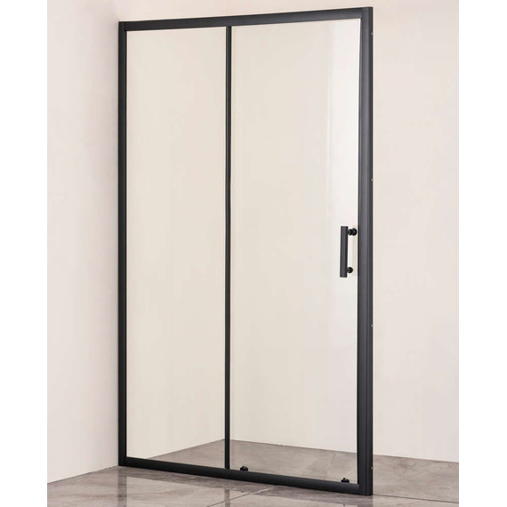 Душевая дверь Taliente 120x195 см TA-120-1CB, черный/прозрачное - фото 