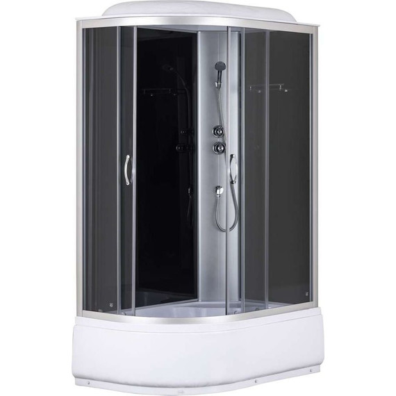 Душевая кабина Taliente 120x80 см TA-12080GR, хром/тонированное - фото 