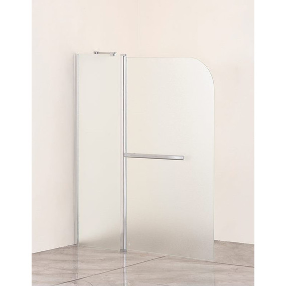 Шторка для ванны Taliente 120 см TA-1214MP, хром/матовое - фото 2