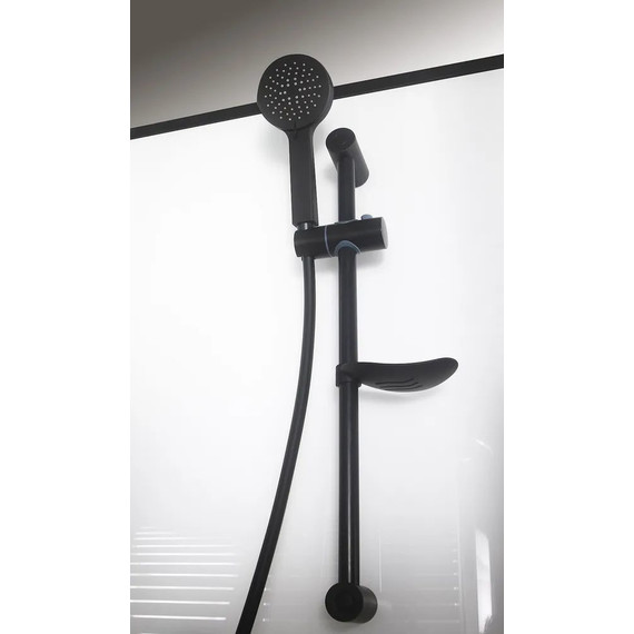 Душевое кабина Grossman Classic 90x90 см GR271D, чёрный/узор - фото 3