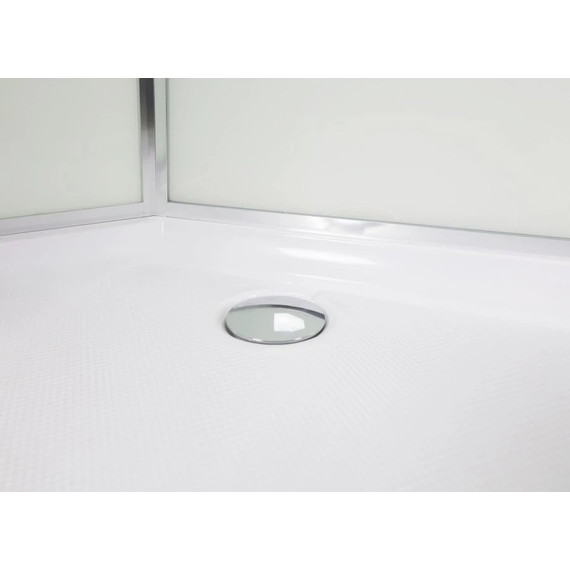 Гидробокс Niagara Ultra NG-303-01L 120x80 см, хром/прозрачное/матовое (безсиликоновая сборка) - фото 5