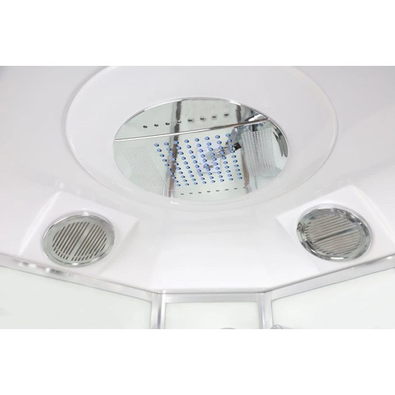 Гидробокс Niagara Ultra NG-310-01L 120x80 см, хром/прозрачное/матовое (безсиликоновая сборка) - фото 9