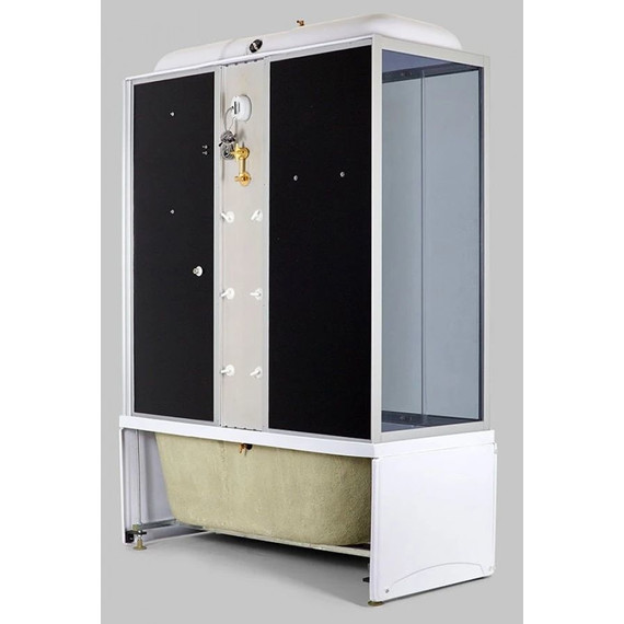 Гидробокс Niagara Ultra NG-5150-01 150x70 см, хром/тонированное - фото 4