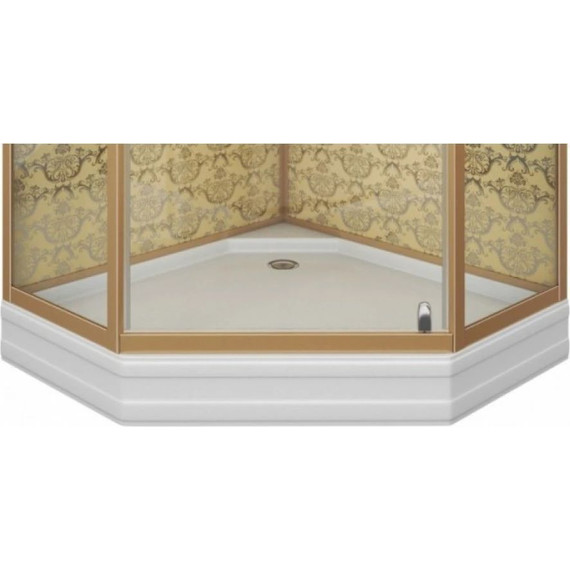 Душевая кабина Niagara Luxe NG-7702DG 100x100 см, золото/прозрачное - фото 3