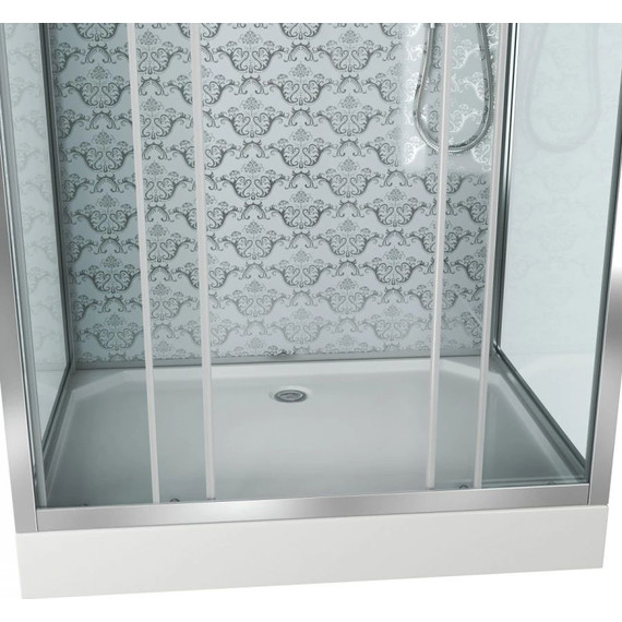 Душевая кабина Niagara Luxe NG-7772QG 120x90 см, серебро/прозрачное - фото 3