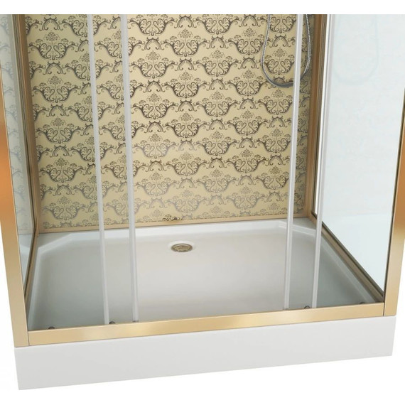 Душевая кабина Niagara Luxe NG-7772QW 120x90 см, золото/прозрачное - фото 3