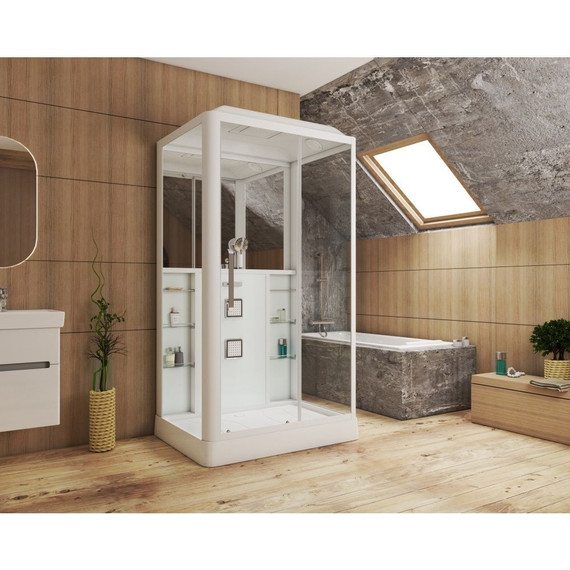 Гидробоксы Grossman 90x135 см GR128R R, белый/прозрачное - фото 2