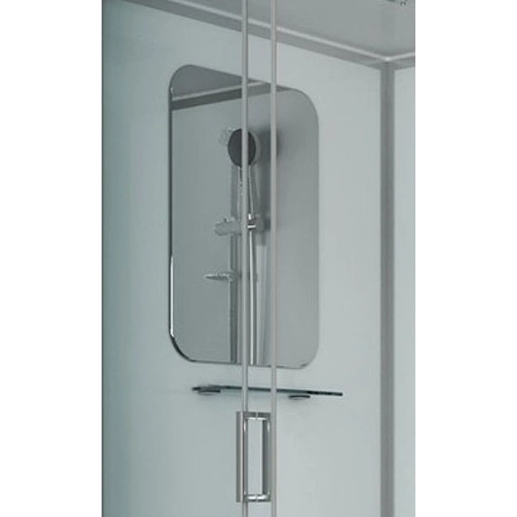 Душевая кабина Niagara Premium NG-6001-01Q 90x90 см, хром/прозрачное (безсиликоновая сборка) - фото 4