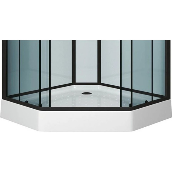 Гидробокс Niagara Premium NG-6901-01GD BLACK 90x90 см, черный/тонированное (безсиликоновая сборка) - фото 9