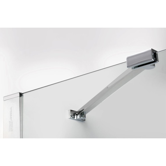 Душевая дверь WasserKraft Aller 120 см 10H05LBLACK MATT (стекло 8 мм), хром/прозрачное - фото 8