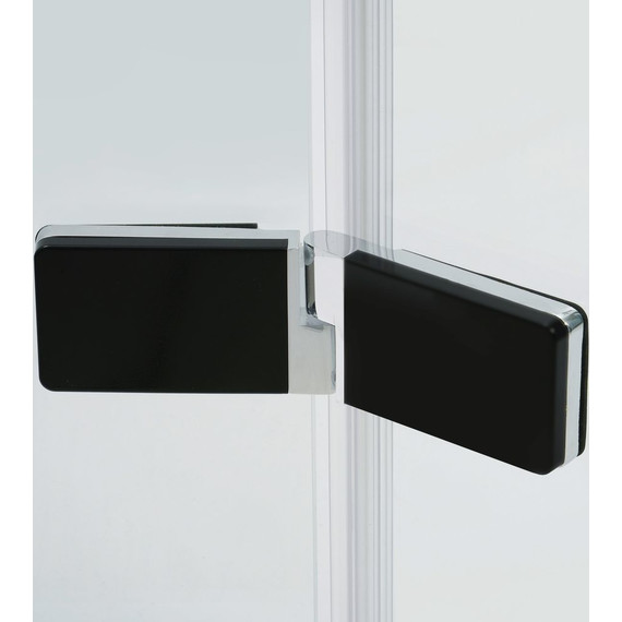 Душевая дверь WasserKraft Aller 120 см 10H05RBLACK MATT (стекло 8 мм), хром/прозрачное - фото 6