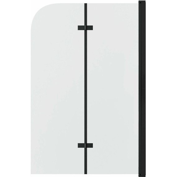 Шторка для ванны Grossman 1000х1500 мм GR-106100BLACK, чёрный/прозрачное - фото 