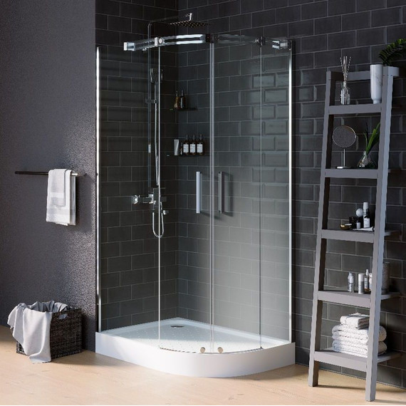 Душевое ограждение Grossman Galaxy 110x80 см GR-4110L L, хром/прозрачное - фото 2