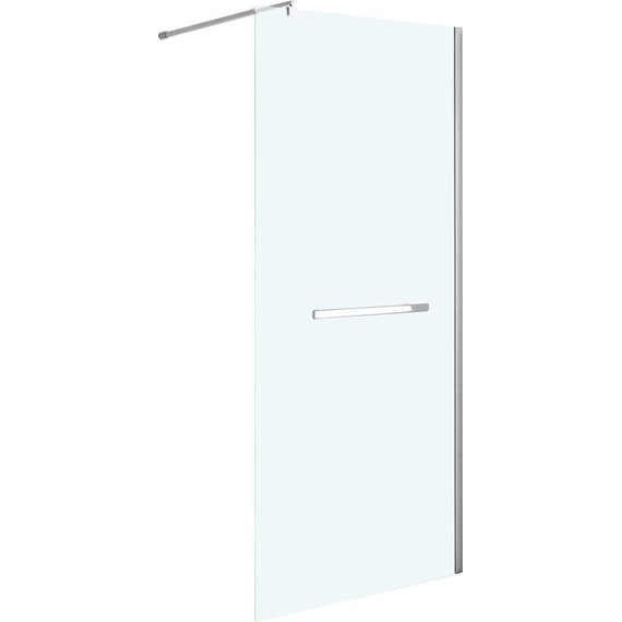 Душевая перегородка Niagara Nova 110 см NG-661-11 с кронштейном, хром/прозрачное - фото 2