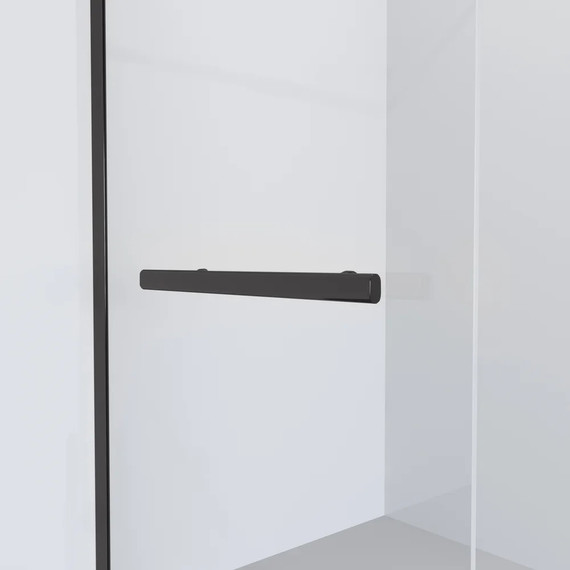 Душевая перегородка Niagara Nova 100 см NG-681-10BLACK с кронштейном, черный/прозрачное - фото 4