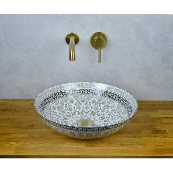 Смеситель для раковины настенный Bronze de Luxe Scandi 14511BR, бронза, Цвет производителя: бронза - фото 4