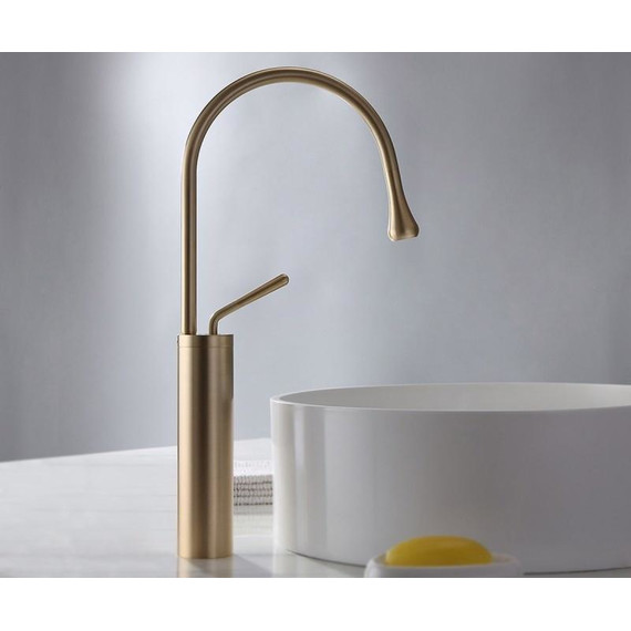 Смеситель для раковины высокий Bronze de Luxe Scandi 9015BR, бронза, Цвет производителя: бронза - фото 