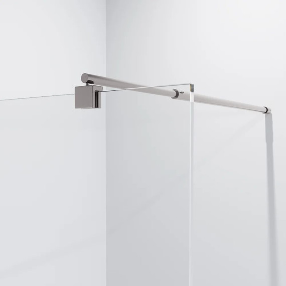 Душевая перегородка Niagara Nova 100 см NG-662-10 с кронштейном, хром/прозрачное - фото 3