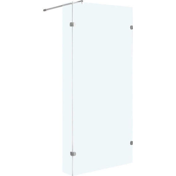 Душевая перегородка Niagara Nova 100 см NG-662-10 с кронштейном, хром/прозрачное - фото 2