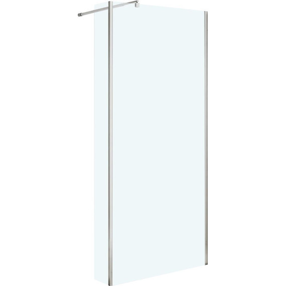 Душевая перегородка Niagara Nova 120 см NG-664-12 с кронштейном, хром/прозрачное - фото 2