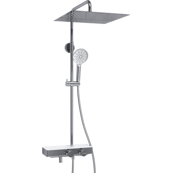 Душевая стойка с термостатом WasserKraft A113.119.127.CH Thermo - фото 