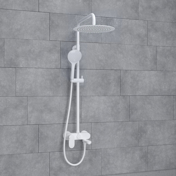 Душевая стойка WasserKraft A185.161.155.WM, белый - фото 2