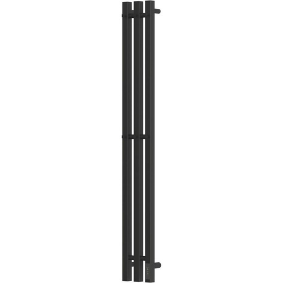 Полотенцесушитель электрический Point Гермес П3 120x1200 мм PN13822B (возможность скрытого подключения) R, чёрный - фото 