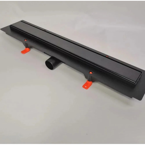 Трап Veconi Klasik/Floor Black 45 см V450KB, черный матовый (под плитку), Цвет производителя: чёрный матовый, Размер трапа: 450 - фото 3