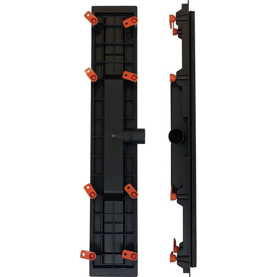 Трап Veconi Klasik/Floor Black 85 см V850KB, черный матовый (под плитку), Цвет производителя: чёрный матовый, Размер трапа: 850 - фото 6