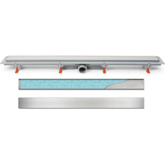 Трап Veconi Klasik/Floor 95 см V950K, хром глянцевый (под плитку), Цвет производителя: хром глянцевый, Размер трапа: 950 - фото 5