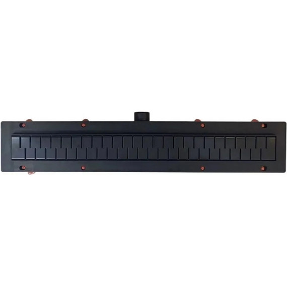 Трап Veconi Medium Black 55 см V550MB, черный матовый, Цвет производителя: чёрный матовый, Размер трапа: 550 - фото 